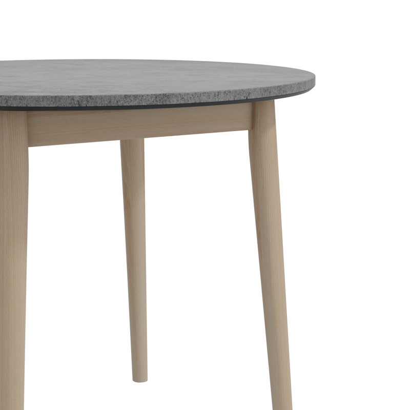 Table de salle à manger Studio avec plateau Smort et pieds en bois massif Studio