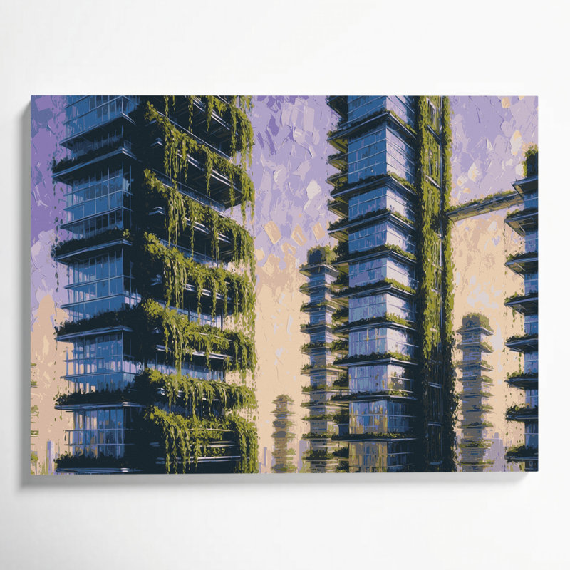 Art mural sur toile Sci Fi, H 16 po x l 20 po