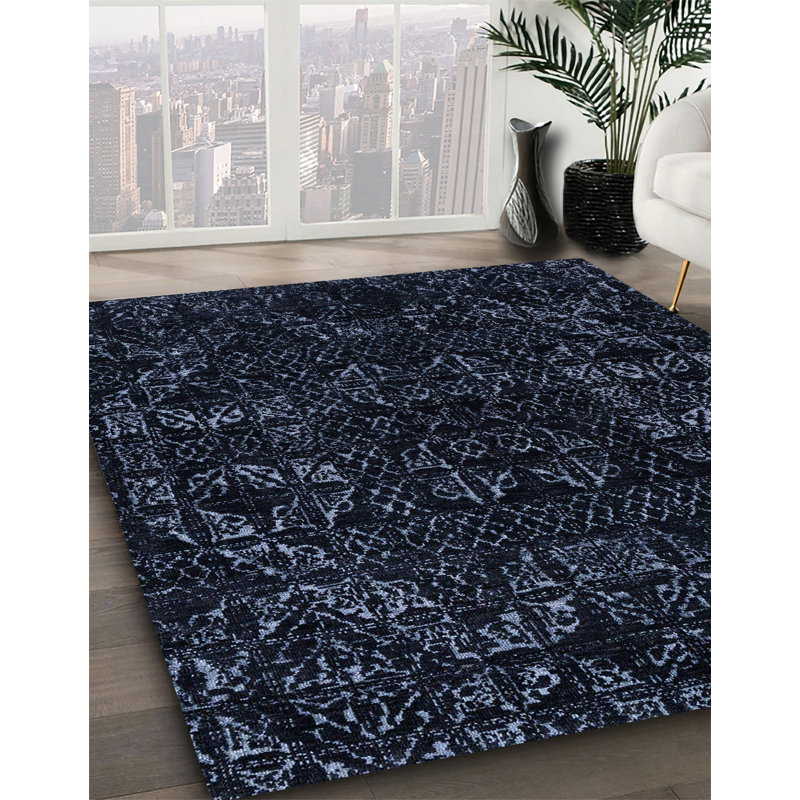Abstract Indoor Rug, Square 6'
