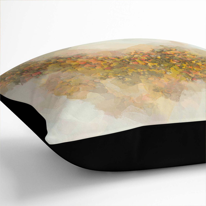 Square Cushion, 55cm H x 55cm W x 20cm D, Black