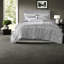Luxurious Geometric Bedding Set, Hypoallergenic Polyester, Modern Bedroom Essential