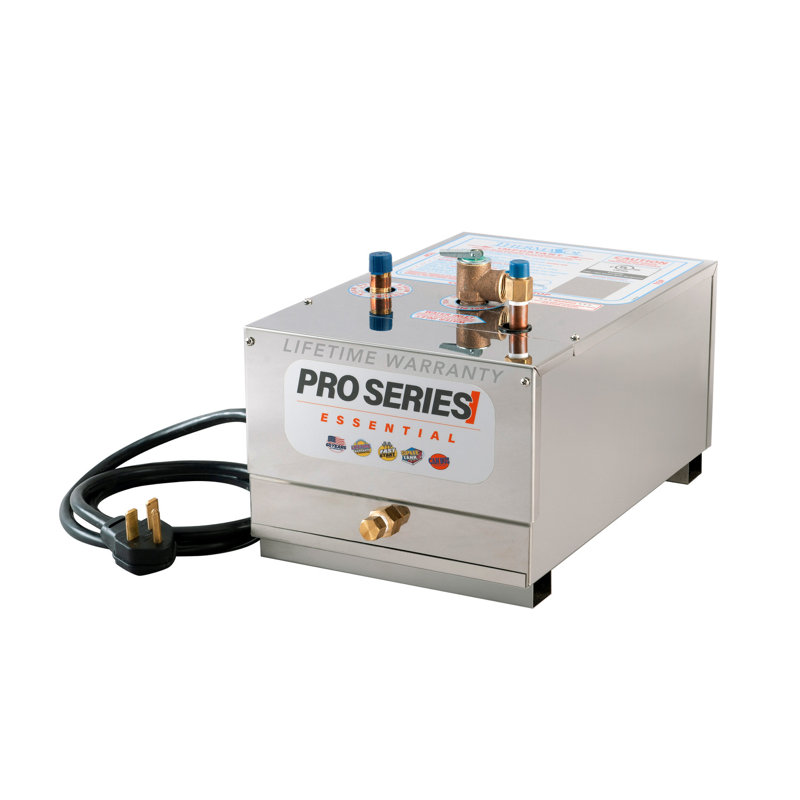 Red and Gray Stainless Steel Steam Generator with Smart Technology
