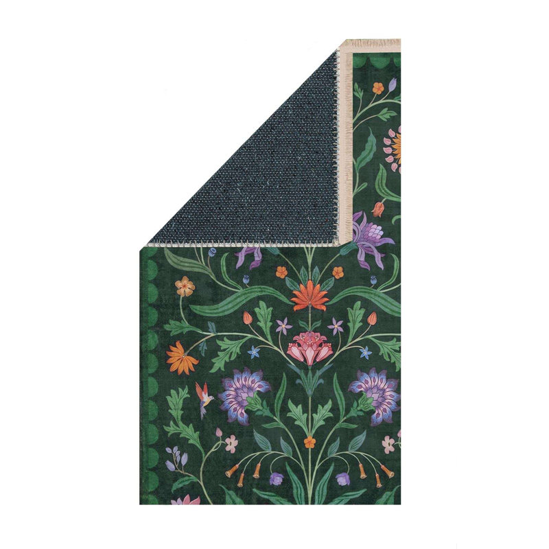The Emerald Garden Floral Rug