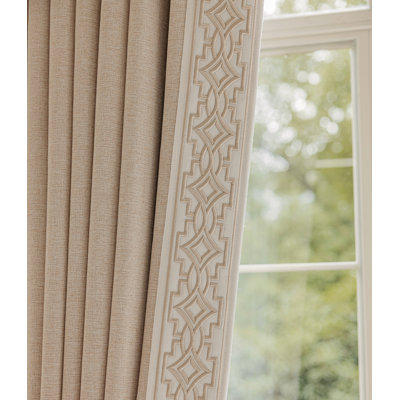 Annabelle Cotton Blend Blackout Curtain Pair