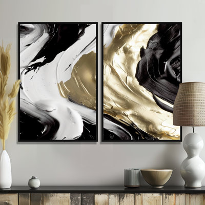 Cleodell - Abstract Painting Canvas Wall Art