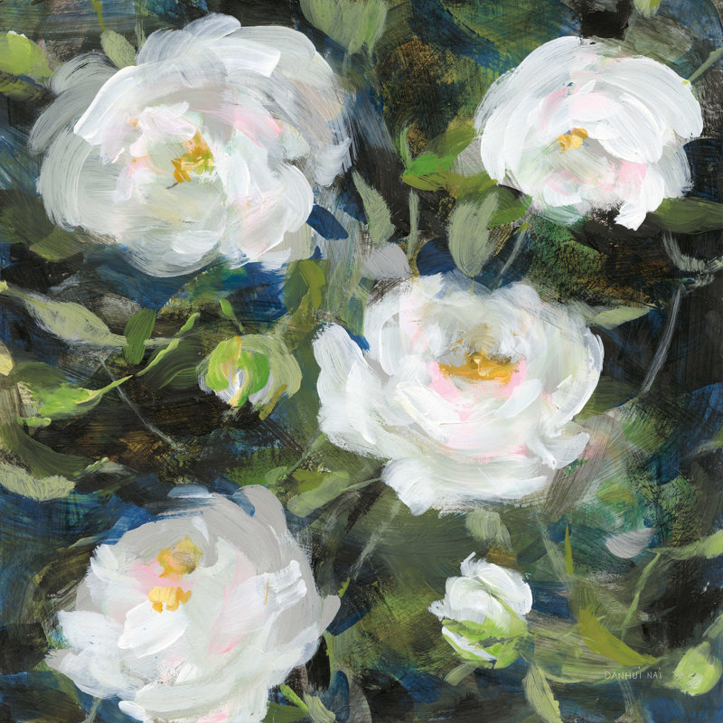 Roses for Camille - Impression sur toile tendue, H 12 po x l 12 po