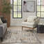 Tapis beige / gris en polyester / polypropylène tissé à la machine Addie-1232484279-1277882514