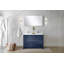 Ensemble de meuble-lavabo double avec miroir l 48 po x P 20 po Lafarre-97832467-113111388