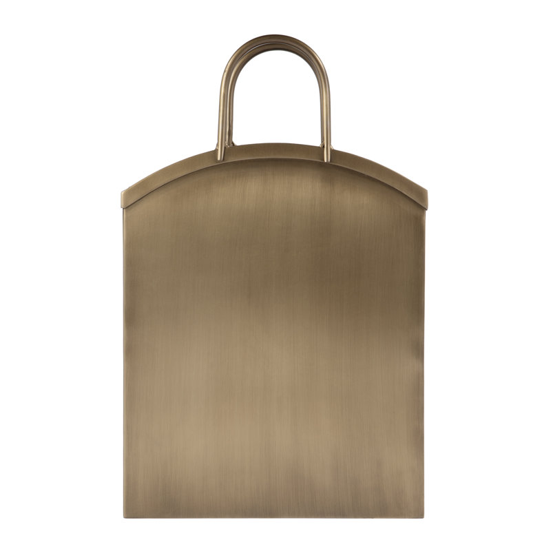 Gia 12 in. W Rectangular Metal Magazine Basket
