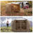 12x12FT Pop Up Gazebo Screen Tent Screen House for Camping, Screen Room with Mosquito Netting, Hub Tent Instant Screened Canopy with Carrying Bag and Ground Stakes-102383235