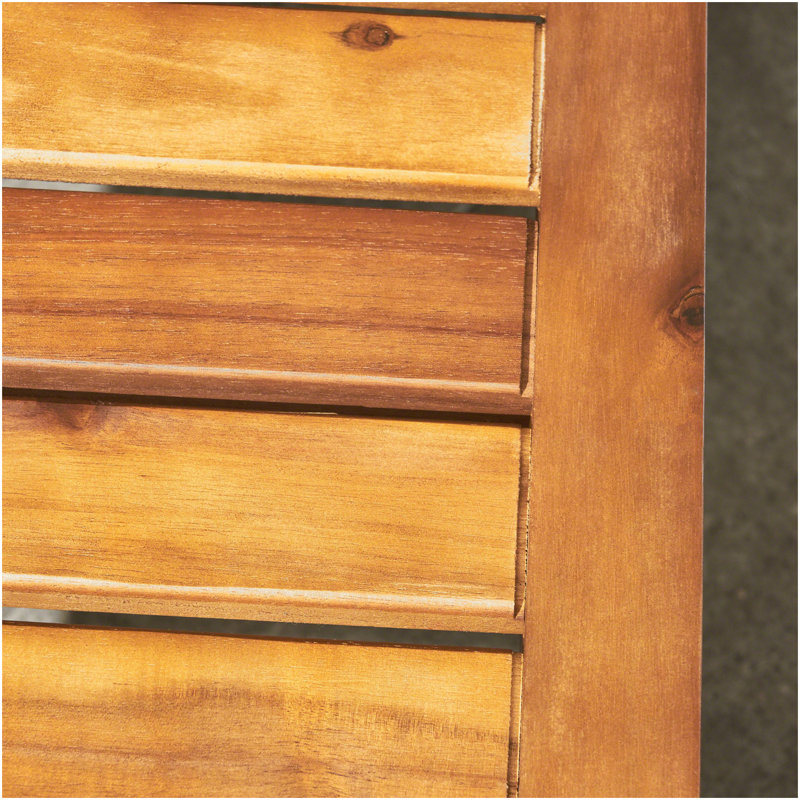 HOPKINS INDUSTRIAL WOOD AND METAL BENCH, Natural