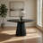 Gytle Round Dining Table in Black