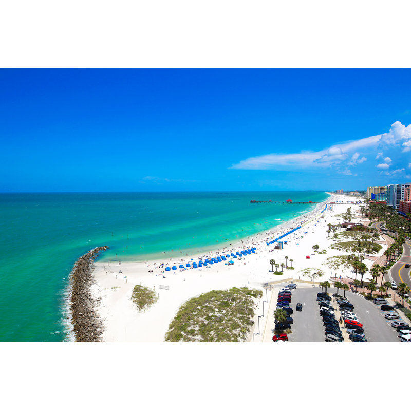 Clearwater Beach Florida - Wrapped Canvas Print, 61cm H x 91cm W x 3.8cm D