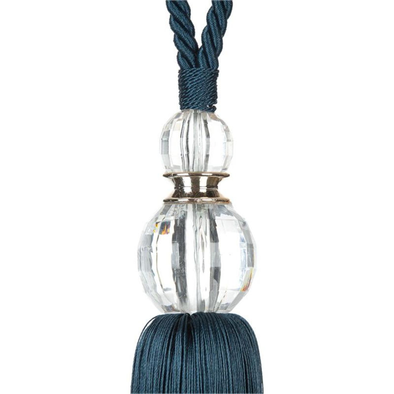 Loveday Fabric 35cm Curtain Tieback, Blue
