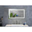 Miroir de salle de bain 36 po x 28 po à DEL à intensité variable - brouillard, 3 températures de couleur, mémoire, salle de bain murale pour brouillard de maquillage à intensité variable, couleurs, besoins de toilettage