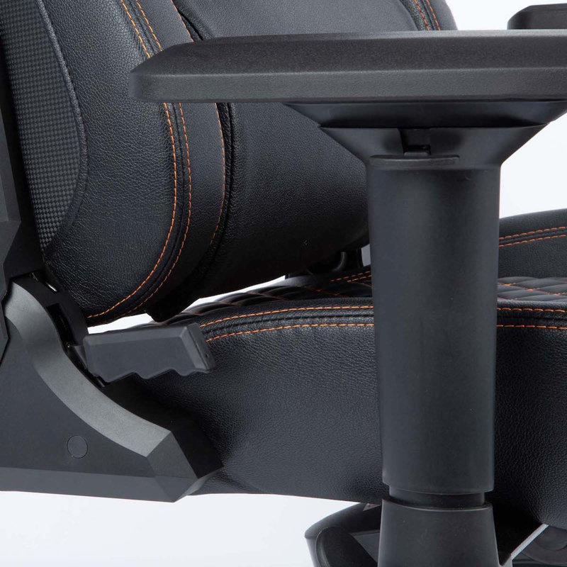 Inbox Zero Adjustable Swiveling PC & Racing Game Chair in Black