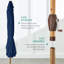 Parasol carré solaire à DEL pour terrasse-131104446