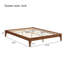 Base de lit plateforme en bois de bambou sec de 12 pouces avec support en lattes de bois-1679473259