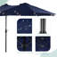 Ilene 15 x 9' Lighted Market Umbrella-1669551118