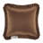 Surano - Copper 20" Square Embellished Decorative Throw Pillow