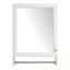 Armoire de salle de bain murale avec tablette réglable et porte à fermeture en douceur
