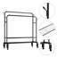 150cm Rolling Clothing Rack
