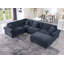 Canapé modulaire en chenille 5 places-129974426