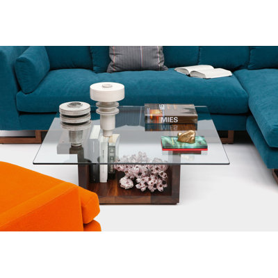 SQG Glass Top Coffee Table