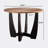 Vintage Style Round Dining Table with Scattering Pattern Splicing Table Top