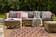 Grenoble Floral Pink/Tan/Charcoal Indoor / Outdoor Area Rug