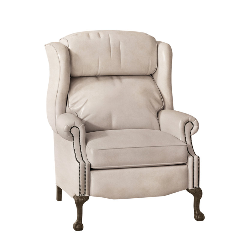 Maxwell Recliner, Rio Mineral Genuine Leather, Cobblestone, Power