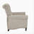 Aidan Push Back Recliner, Recliner Chair Modern Recliner-1858737045