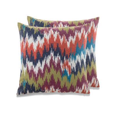 Kyoto Chevron Linen Pillow Cover