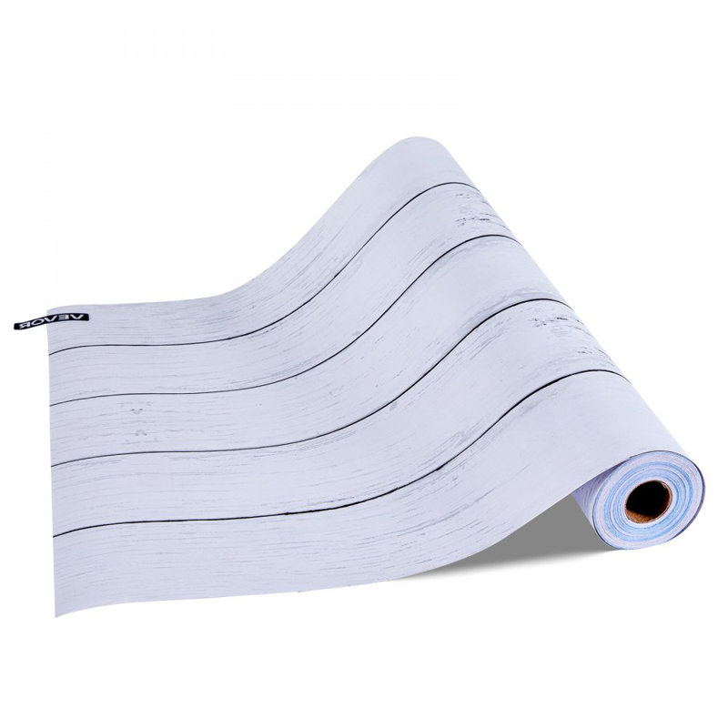 Papier peint auto-adhésif texturé imperméable 17,7 x 472,4 po, L 472,44 po x l 17,72 po