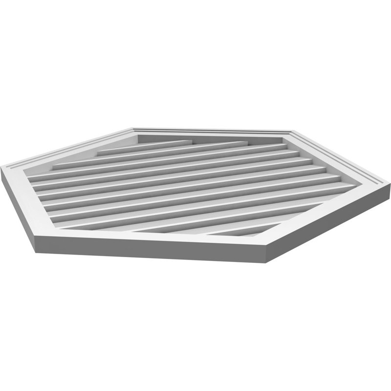 Pente verticale verticale en uréthane 6 pi, 34" H x 32" W x 1.5" D