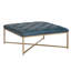 Endall Square Leather Tufted Cocktail Ottoman-772542841