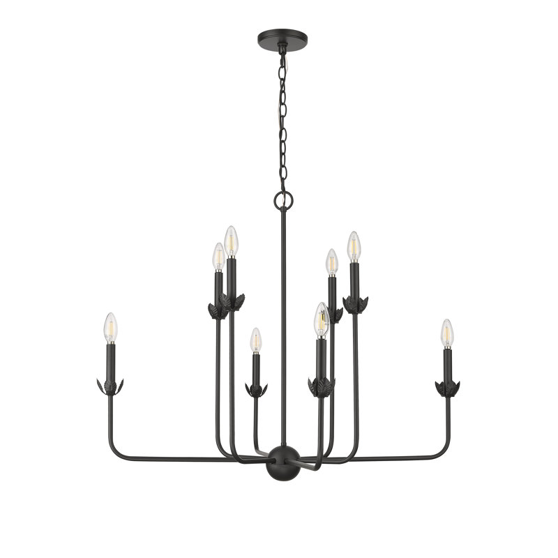 Lustre à intensité variable 8 lumières Freesia