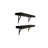 Slim Metal Bracket Shelves, set of 2-116491543-109423925