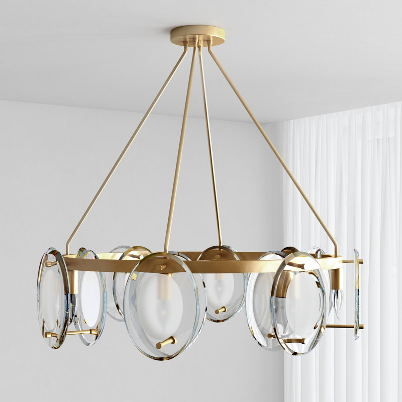 Iron 8-Light Chandelier