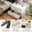 31.5‘’ W 2 Drawers White Nightstand