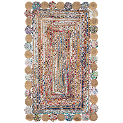 Rubenstein Hand Woven Jute, Cotton Abstract Rug