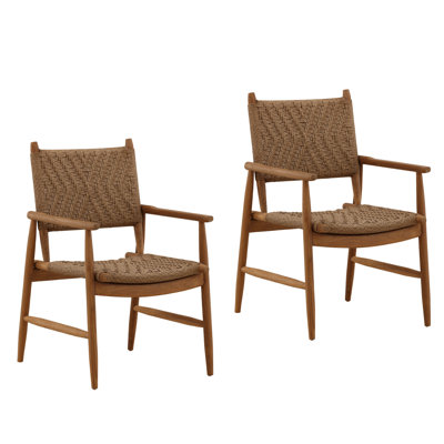 Araya Outdoor Dining Chair Light Brown