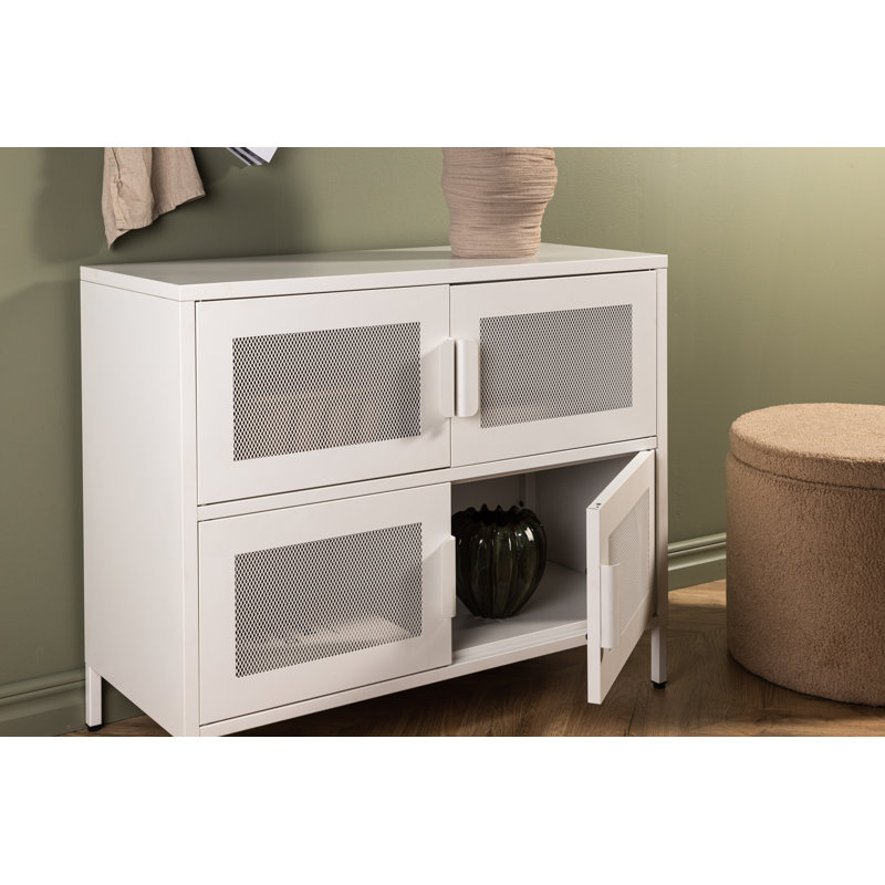 Jakaylin Steel Standard Accent Chest, White