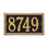 Double Line 1-Line Wall Address Plaque