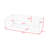 Upholstered Floor Bed with Armrests and Protective Side Rails-1661509017