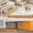 Twin Over Twin Bunk Bed With Storage Drawers And Charging Station, Bed With Led Light,Triple Metal Bunk Bed With Storage Shelves And Box,3 Beds With Guardrails And Ladder,White-2070146019