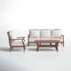 Oria 3 Piece Sofa Seating Group with Cushions