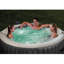 Ensemble de spa gonflable à jets de luxe pour 4 personnes Intex 28439E Greywood