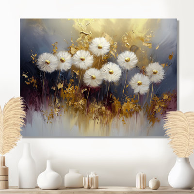 Golden Dandelion Harmony - Pissenlit, art mural