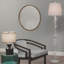 Miroir rond en fer raffiné-1682237035